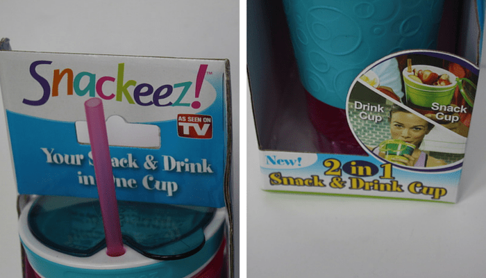 Where Roots And Wings Entwine: Snackeez Snack and Drink Cup review.
