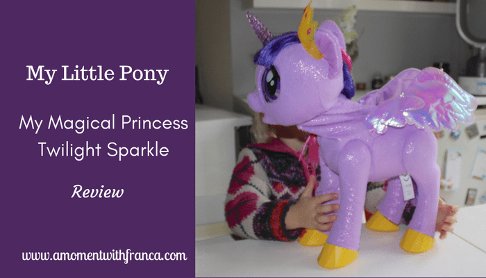 my little pony movie toy: magical princess twilight sparkle interactive plush - says 90+ phrases