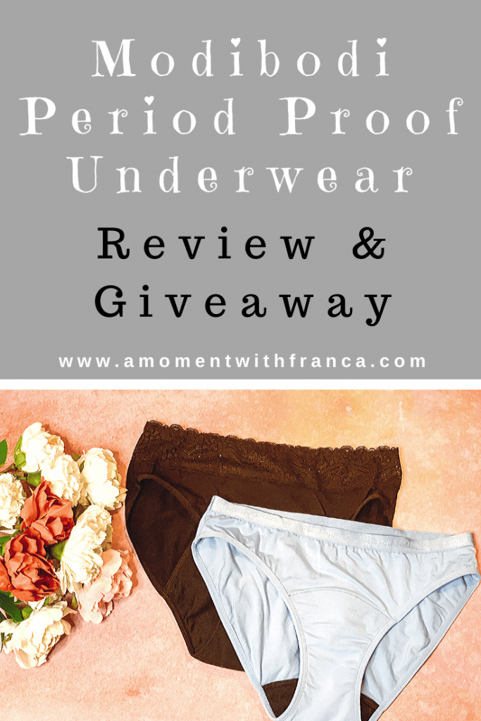 Sustainable & Comfy Leak-Proof Underwear  Win a Pair of Modibodi Period  Pants – Review and Giveaway (Ended)