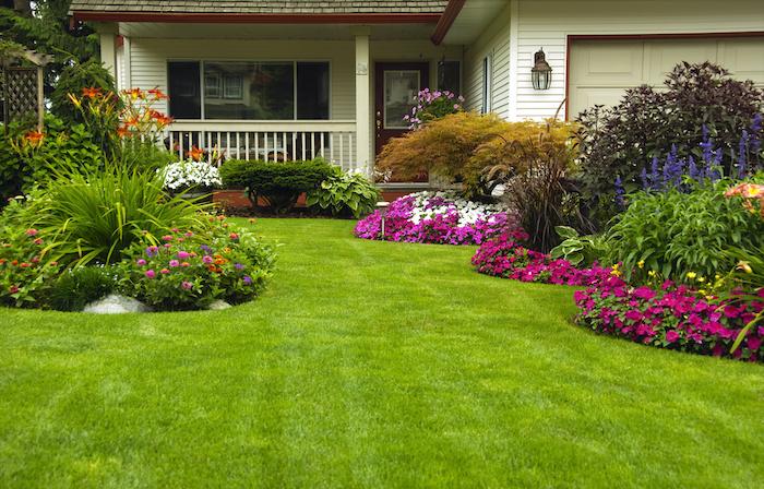 How to Increase the Privacy of Your Garden. A beautifully maintained garden at a residential home.