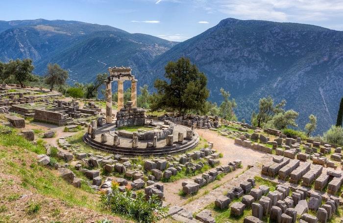 Ruins in Delphi